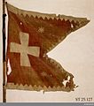 Flagge der Kosaken aus dem Jahr 1651 ausgestellt im Armémuseum in Stockholm[15]