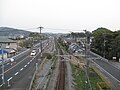 延岡市地点3 （土々呂公園前。右側の道路は県道49号）