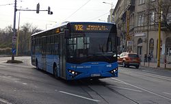 102-es busz a Krisztina körúton