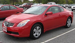 2008 Nissan Altima photographed in USA.