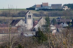 Skyline of Abbéville-la-Rivière