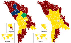 Eleições presidenciais na Moldávia em 2020