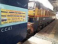 12118 Manmad–Lokmanya Tilak Terminus Godavari Superfast Express with WCAM-3 locomotive