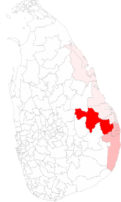 Location of Ampara