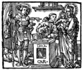 Dionysius der Kartäuser, erschienen 1532 in Enchiridion Sacerdotum des Kölner Kartäuserpriors Peter Blomevenna