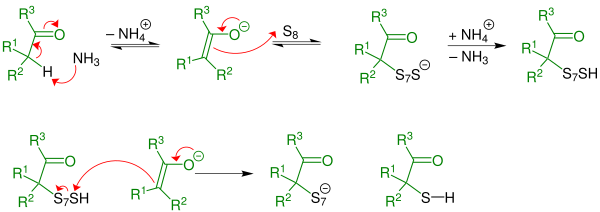 Bildung des α-Mercaptoketons