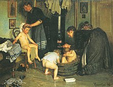 "Børnene vaskes"(1888)
