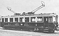 Vierachsiger Triebwagen BCe 4/4 der schweizerischen Misoxerbahn von 1907
