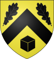 Coat of arms of the Haelterman family, granted on 1 March 2019.[9]