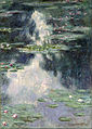 Monet, Estanque con nenúfares, óleo, 1907