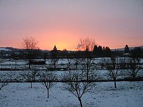 Tronville-en-Barrois au soleil levant