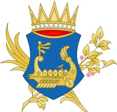 Grb već nepostojeće Kraljevine Ilirije (1816.-1849.), nastale na području Ilirskih provincija, prema H. Ströhlu (1851.-1919.)