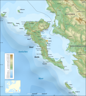 Topographische Karte