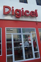 A Digicel storefront in Castries, Saint Lucia, in 2012 Digicel storefront in Castries, Saint Lucia.jpg