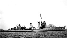USS Dunlap (DD-384) (Friedensanstrich)