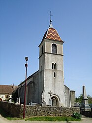 The church in Auxange