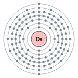 Electron shells of Darmstadtium (2, 8, 18, 32, 32, 16, 2 (predicted)[2])