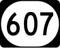 Kentucky Route 607 marker