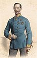 Reinier van Oostenrijk in 1860 (Litho: Eduard Kaiser) overleden op 27 januari 1913