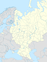 Venäjän Euroopan puolen kartta. Novovoronežin ydinvoimala sijaitsee Venäjän Voronežin alueen Novovoronežissa.