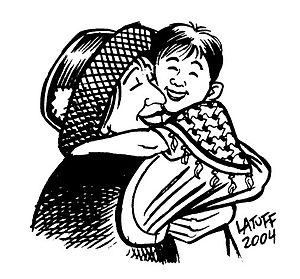 "Forgiveness 3" by Carlos Latuff.