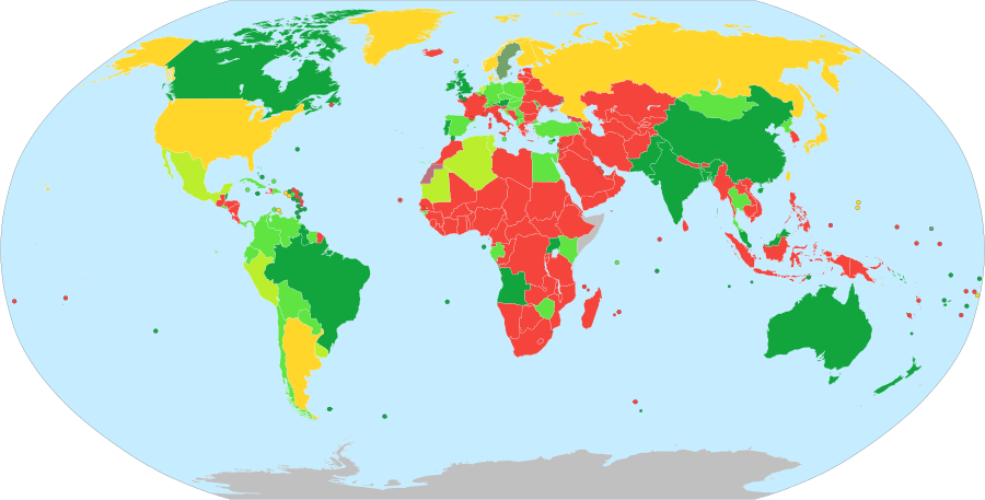 Panoramafrihet internationellt.