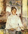 16 / The artist's mother comtesse Adele de Toulouse-Lautrec at breakfast, Malrome Chateau