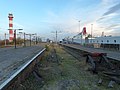 Station Hoek van Holland Haven anno 2017 met de kopsporen waar vroeger de internationale treinen aankwamen.