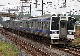 下り方制御車にジャンパ栓を備えるJR東日本415系1500番台