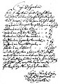 Јохан Христоф Егедахер: Процена трошкова за оргуље намењених цркви Марије Кирхентал из 1716. године. Стране речи исписане су овде латиницом.