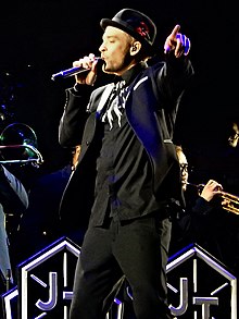 Justin Timberlake performing