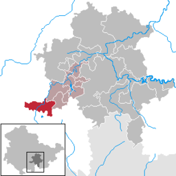 Läget för kommunen Katzhütte i Landkreis Saalfeld-Rudolstadt