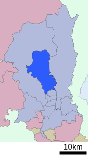 Location of Kita-ku in Kyoto