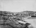 Lillesand panorama in 1902.jpg