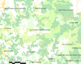 Saint-Denis-en-Margeride - Localizazion