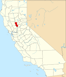Contea di Sutter – Mappa