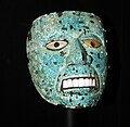 A Mayan mask, made of jade.