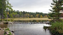 The source of the Mississippi River at Lake Itasca Mississippi Headwaters at Lake Itasca.jpg