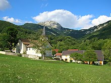 Ang baryo sa Mont-Saint-Martin