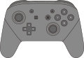 Illustration of the Pro Controller.