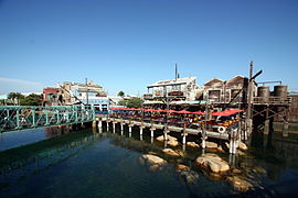 Pacific Wharf (2001–2023) in 2009, before its re-theme into San Fransokyo Square