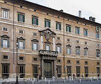 Палаццо Боргезе в Риме. Фасад