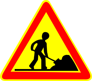 Fichier:Panneau travaux.svg