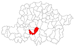 Location of Păuliş