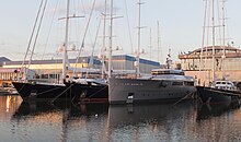 Perini Navi yard in Viareggio