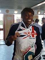 Bronzemedaillengewinnerin Perri Shakes-Drayton