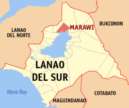 Kaart van Marawi