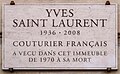 In Nr. 55 wohnte Yves Saint Laurent