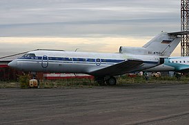 Як-40, схожий с разбившимся, в аэропорту Черемшанка