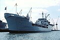 RFA Sir Bedivere in Portsmouth, 1989.